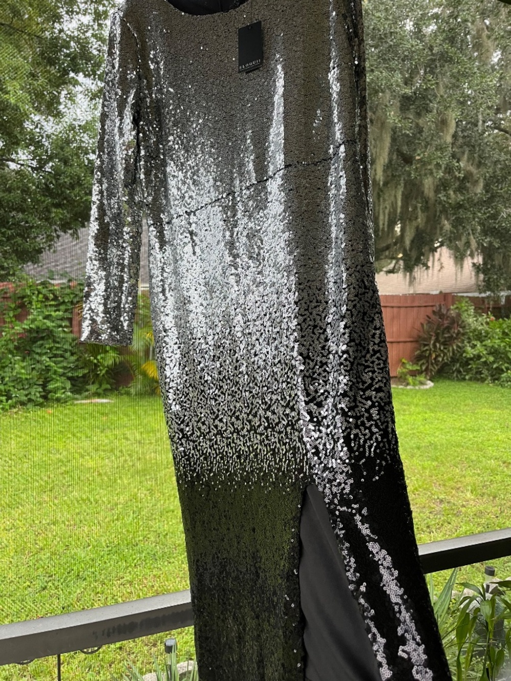 Eloquii long sleeve sequin dress size 16 - Picture 2 of 12